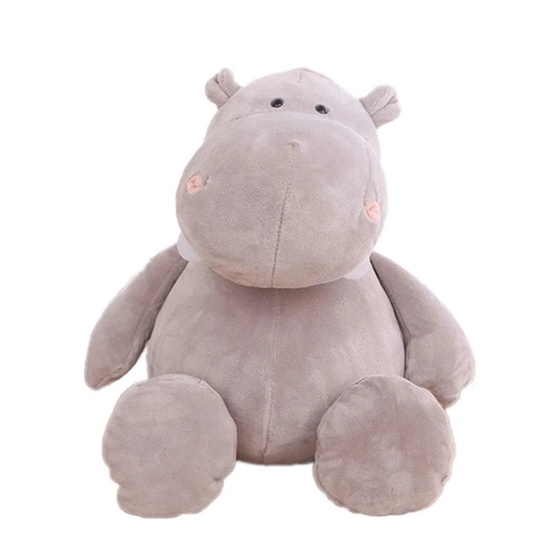 Stuffed Plush Animal Toys Soft Dolls Jungle Lion Elephant Tiger Dog Fox Monkey Deer Children Gift Kawaii Baby Kids Hobby Toys