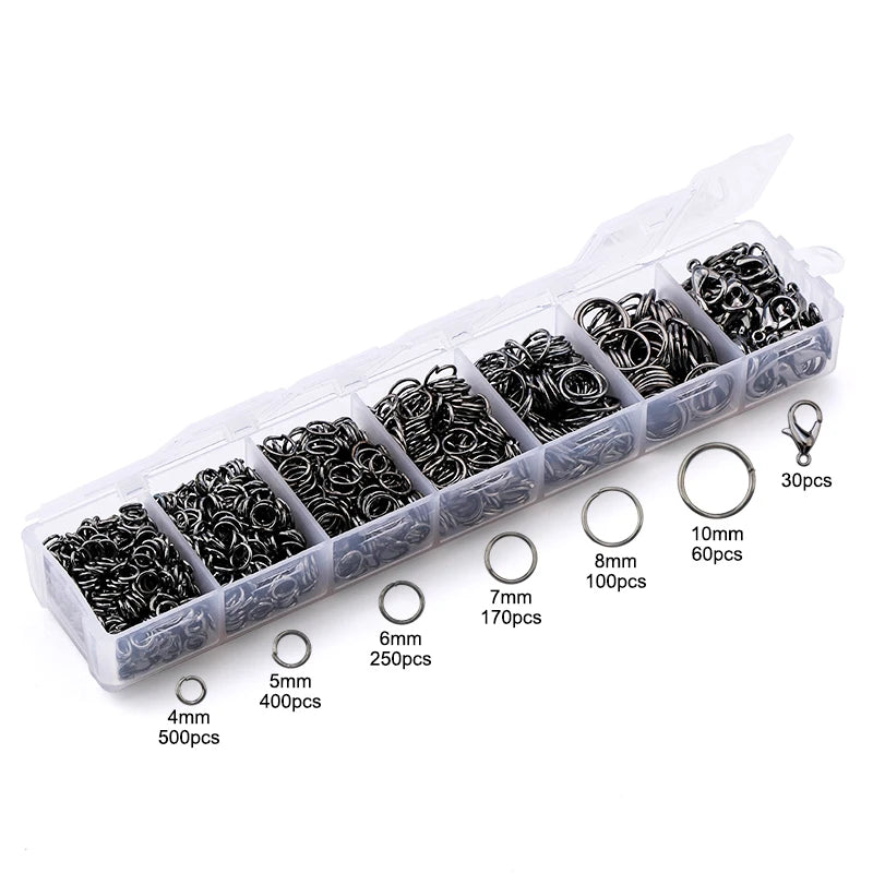A Set Jewelry Findings Tool Set Open Jump Rings, Jewelry Pliers, Lobster Clasps Hooks, Jewelry Tweezers Jewelry Making Supplies