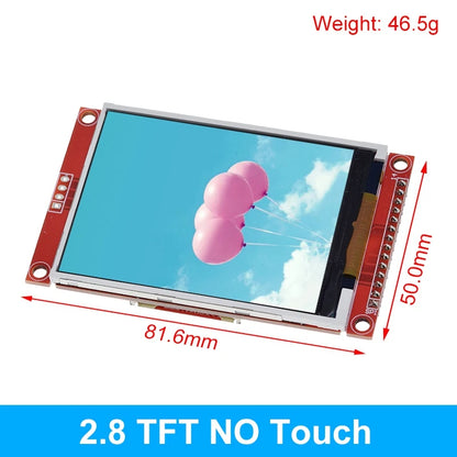 TFT Display, 0.96/1.3/1.44/1.8/2.4/2.8/3.5 Inch TFT Full Color Screen LCD Module, ST7735 ILI9341 Driver Interface SPI for Arduino