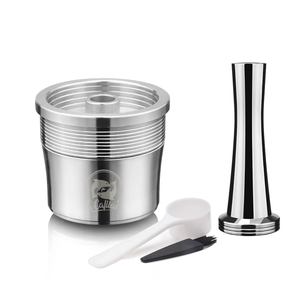 ICafilas Reusable Coffee Capsule Pod For illy X7.1 illy Y5 Machine Stainless Steel Refillable Coffee Maker Filter