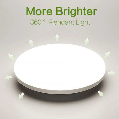 Ultra Thin LED Ceiling Lamp 48W 36W 24W 18W 9W 6W Modern Panel Light for Living Room Bedroom Natural Light Surface Mount Fixture