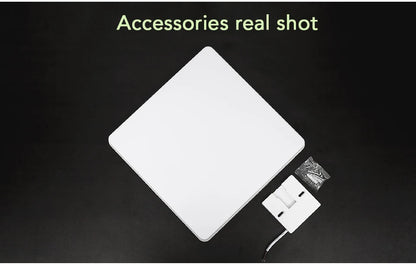 Square Led ceiling lamp, bedroom lighting, Neutral white, cold white, warm white, 48W 36W 24W 18W led ceiling light room, MARPOU