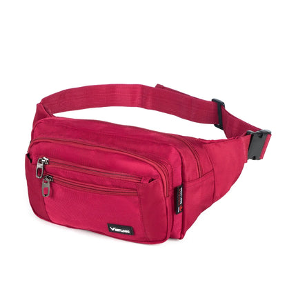 Waist Pack, Casual Functional Fashion Men Waterproof Fanny Pack, Women Belt Bum Bag, Male Phone Wallet Pouch Bags, Unisex 98011