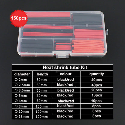 Insulation Sleeving Heat Shrink Tube Thermoresistant tube Kit Polyolefin Heat Shrink Tubing Wire cable Waterproof Shrink 2:1