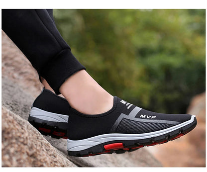 Summer Mesh Men Shoes, Lightweight Sneakers, Men Fashion Casual Walking Shoes, Breathable Slip-on Mens Loafers, Zapatillas Hombre