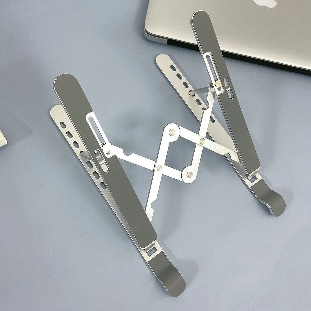 ORICO Foldable Laptop Stand Holder Riser Portable Adjustable Aluminum Notebook Stand Computer Stand 7 Angles for MacBook Tablets