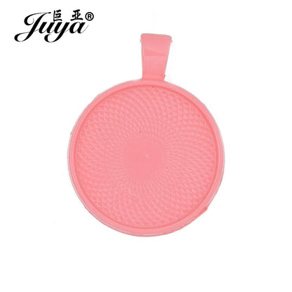 10Pcs, Pendant Cabochon Base, DIY Jewelry Making 25mm Inner Size Plated Crafts Setting, Necklace jewellery Findings Accessory, JUYA
