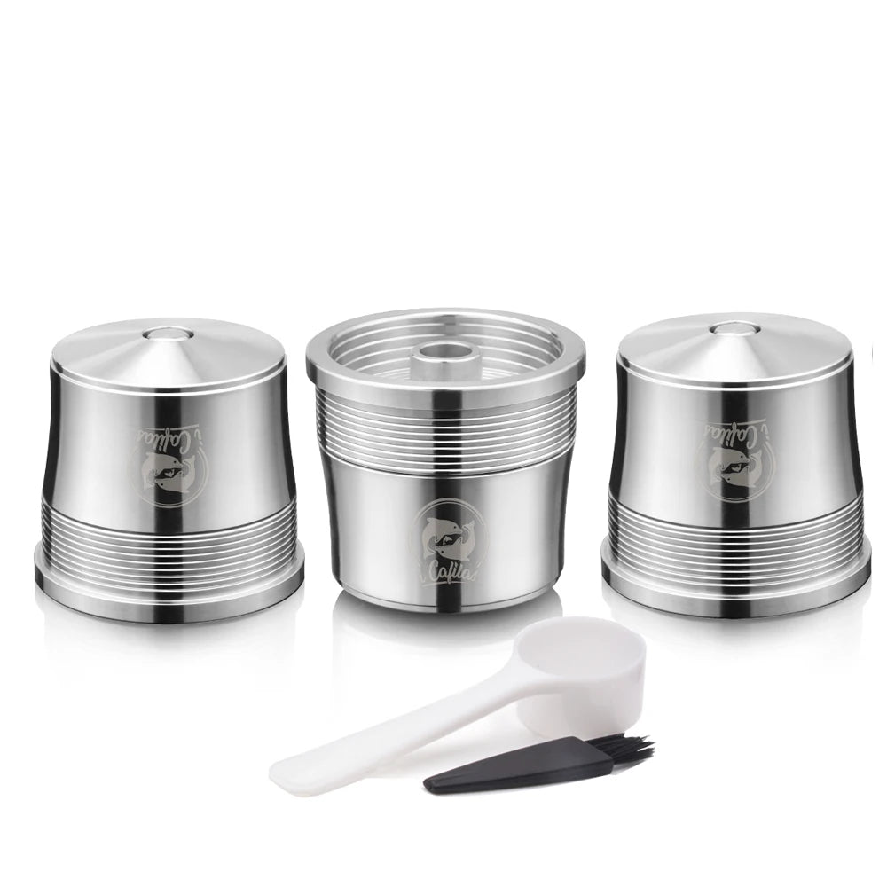 ICafilas Reusable Coffee Capsule Pod For illy X7.1 illy Y5 Machine Stainless Steel Refillable Coffee Maker Filter