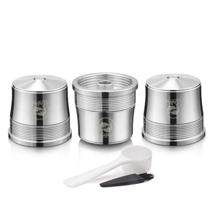 ICafilas Reusable Coffee Capsule Pod For illy X7.1 illy Y5 Machine Stainless Steel Refillable Coffee Maker Filter