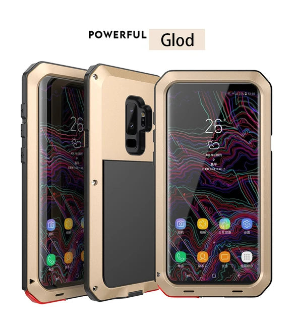 Armor Heavy Duty Protection Case for Samsung Galaxy S20 S24 S10e Note 8 9 10 Plus 20 Ultra 360, Metal Tank Cover