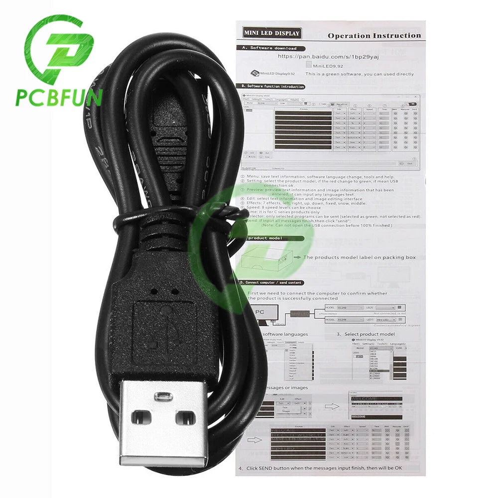 Rechargeable Bluetooth Digital LED Badge DIY Programmable Scrolling Message Mini LED Name Tag Badge Module Support 15 Languages