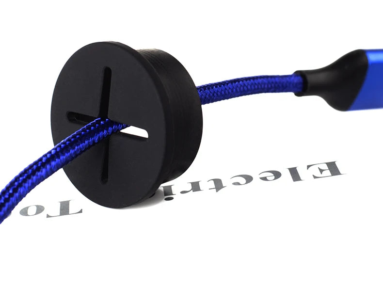 Desk Cord Grommet, Flexible Silicone Cable Hole Cover, Wire Organizer, Cable Pass Through, Round Gasket White