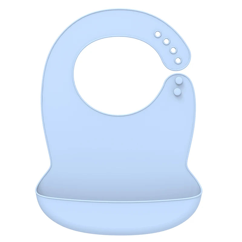 Babero de silicona impermeable para bebé, diseño de plátano, para alimentación de recién nacidos, delantal suave comestible, bufanda ajustable para eructos de bebé