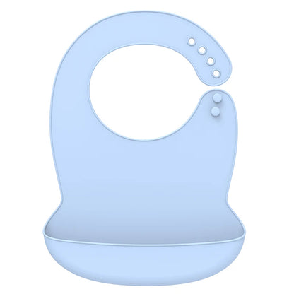 Babero de silicona impermeable para bebé, diseño de plátano, para alimentación de recién nacidos, delantal suave comestible, bufanda ajustable para eructos de bebé
