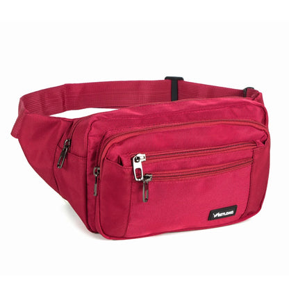 Waist Pack, Casual Functional Fashion Men Waterproof Fanny Pack, Women Belt Bum Bag, Male Phone Wallet Pouch Bags, Unisex 98011