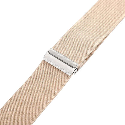 Vintage Suspenders Men Women Adult Leather Trimmed Button End Y Back Adjustable Elastic Trouser Braces Straps Belt Wedding Party