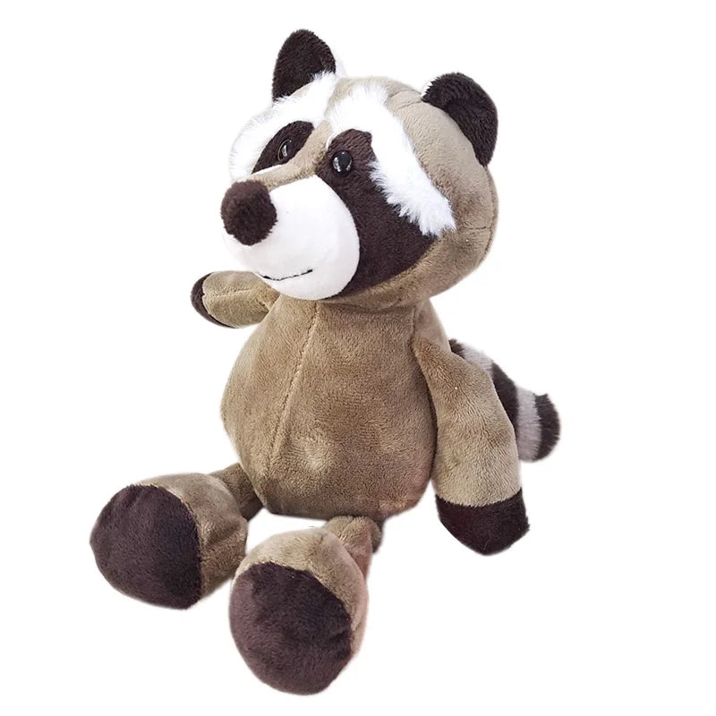 Stuffed Plush Animal Toys Soft Dolls Jungle Lion Elephant Tiger Dog Fox Monkey Deer Children Gift Kawaii Baby Kids Hobby Toys