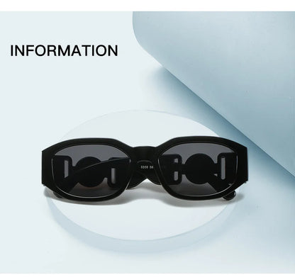 Vintage Polygon Sunglasses, Woman Fashion Brand, Small Frame Sun Glasses, Female Personality Candy Colors Retro Designer Shades