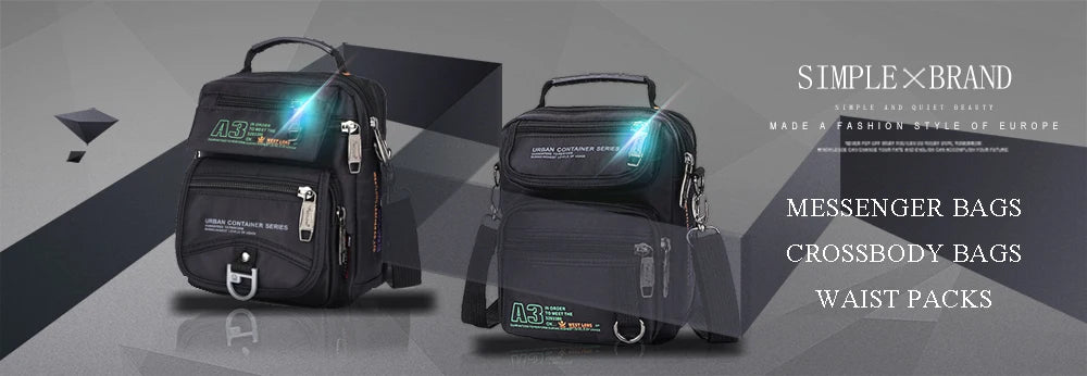 Waist Pack, Casual Functional Fashion Men Waterproof Fanny Pack, Women Belt Bum Bag, Male Phone Wallet Pouch Bags, Unisex 98011