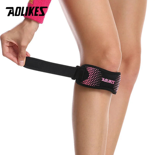 1Pcs, Patella Tendon Knee Straps, Knee Brace Knee Support Patellar Stabilizer for Running Hiking Tennis Jumping Arthritis, AOLIKES