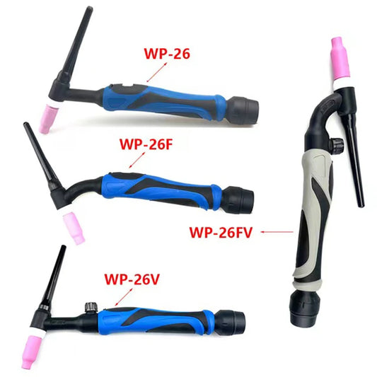 TIG Torch Body Argon Welding Torch Head, WP26, Flex Air Cooled Gas Tungsten Arc Welder, GTAW A-200 Flex Torch
