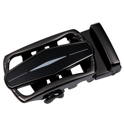 60 Kinds Metal Mens Relacement Belt Buckles Button Sliding Buckle Without Belt Black Gold Blue for 3.5 cm Ratchet Belts ONLY