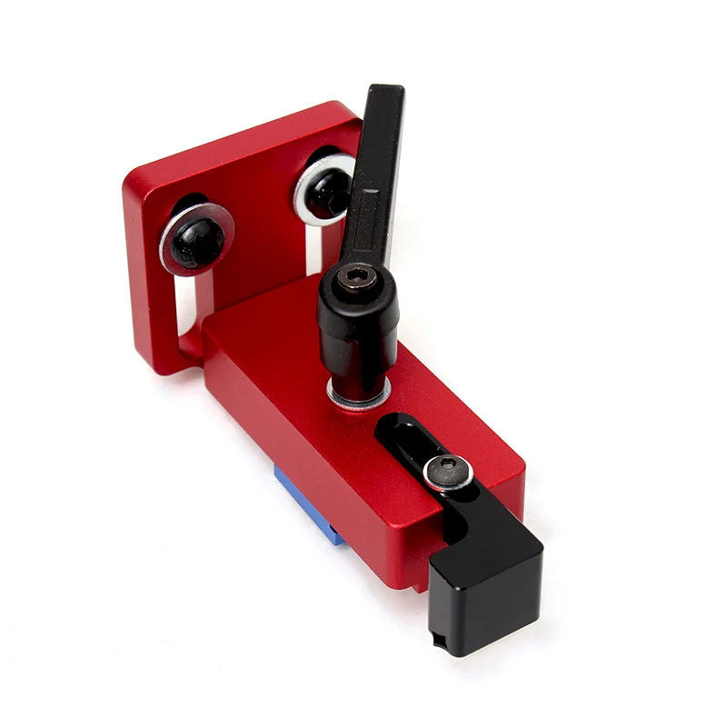 Woodworking T-track Stop T-Slot Limiter Aluminum Miter Track Fence Flip Stop Chute Locator Carpenter DIY Workbench Tools