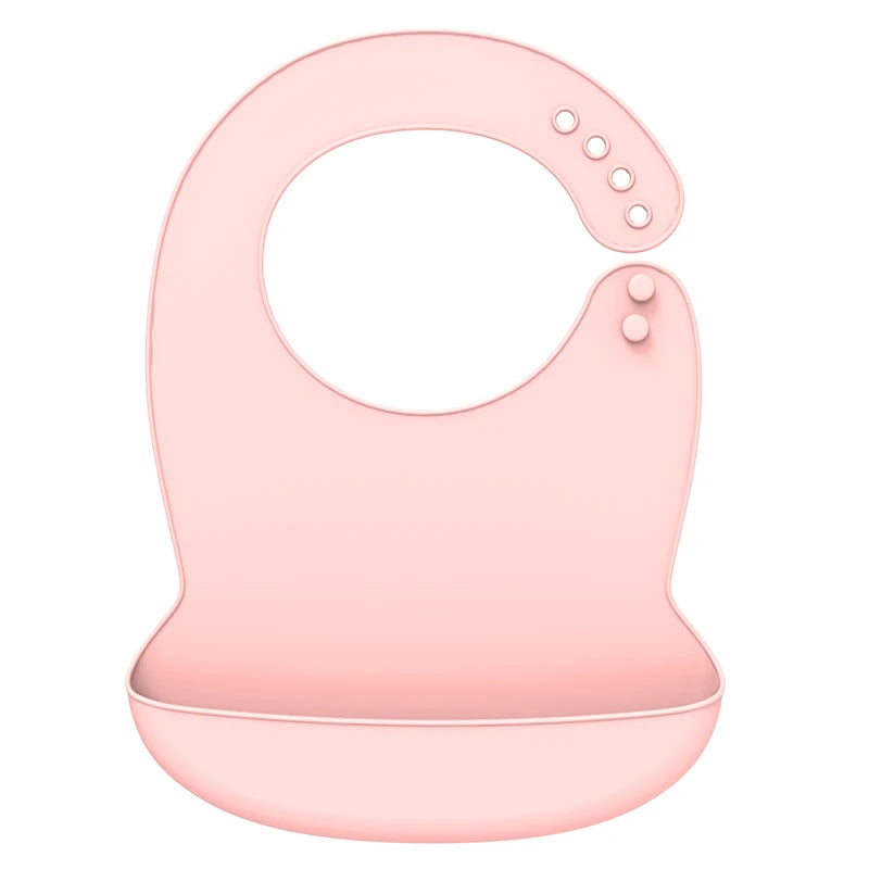 Babero de silicona impermeable para bebé, diseño de plátano, para alimentación de recién nacidos, delantal suave comestible, bufanda ajustable para eructos de bebé