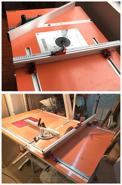 Woodworking T-track Stop T-Slot Limiter Aluminum Miter Track Fence Flip Stop Chute Locator Carpenter DIY Workbench Tools