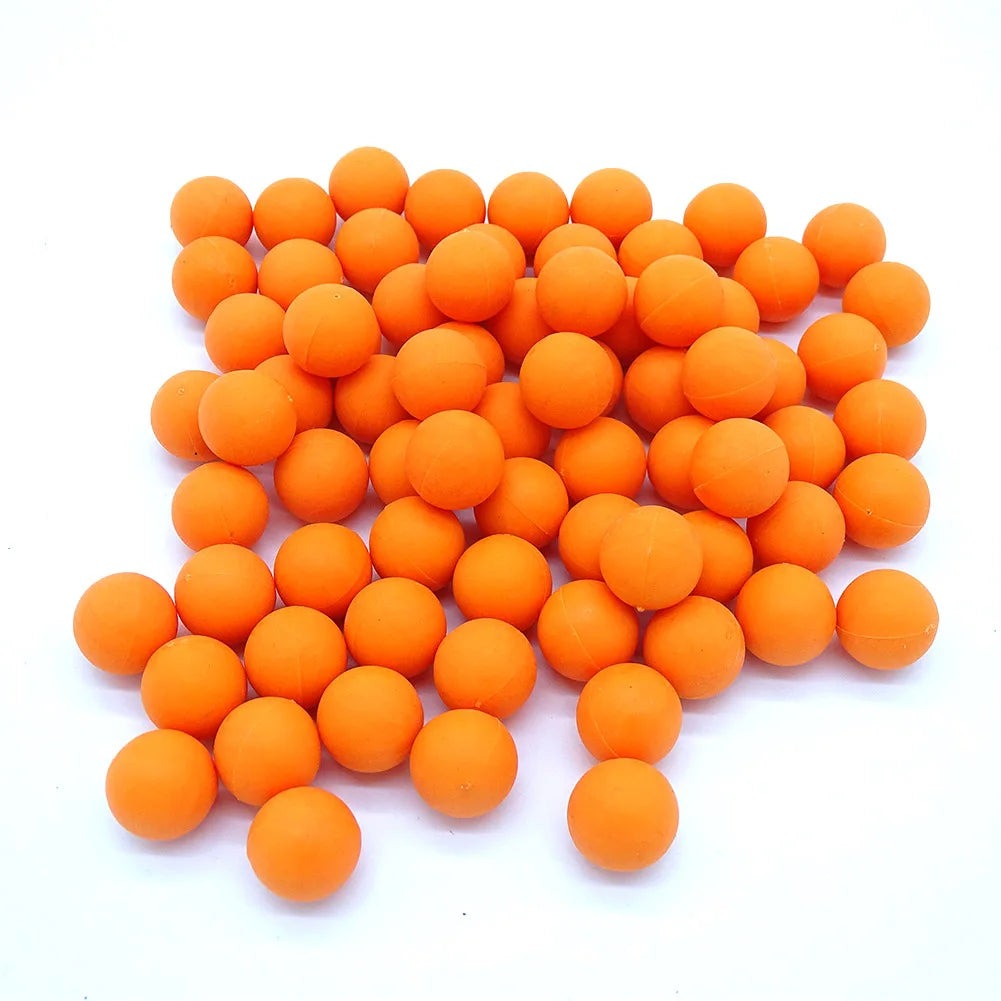 .68 Caliber Rubber Paintball 0.68cal Training Ball 100PCS 200PCS Reusable Paintball Gun Shooting Ball