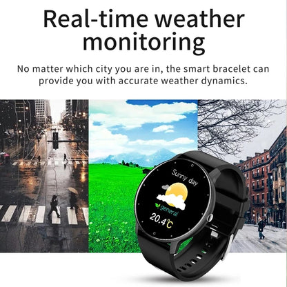 LIGE New Smart Watch, Women Men Ladies Gift, Sport Fitness Men Women Watches, Heart Rate Monitor, Waterproof Smartwatch For Android IOS