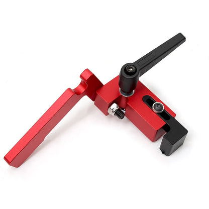 Woodworking T-track Stop T-Slot Limiter Aluminum Miter Track Fence Flip Stop Chute Locator Carpenter DIY Workbench Tools