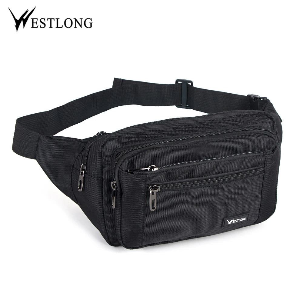 Waist Pack, Casual Functional Fashion Men Waterproof Fanny Pack, Women Belt Bum Bag, Male Phone Wallet Pouch Bags, Unisex 98011