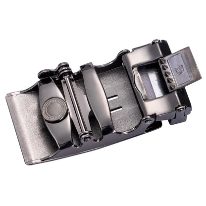 60 Kinds Metal Mens Relacement Belt Buckles Button Sliding Buckle Without Belt Black Gold Blue for 3.5 cm Ratchet Belts ONLY