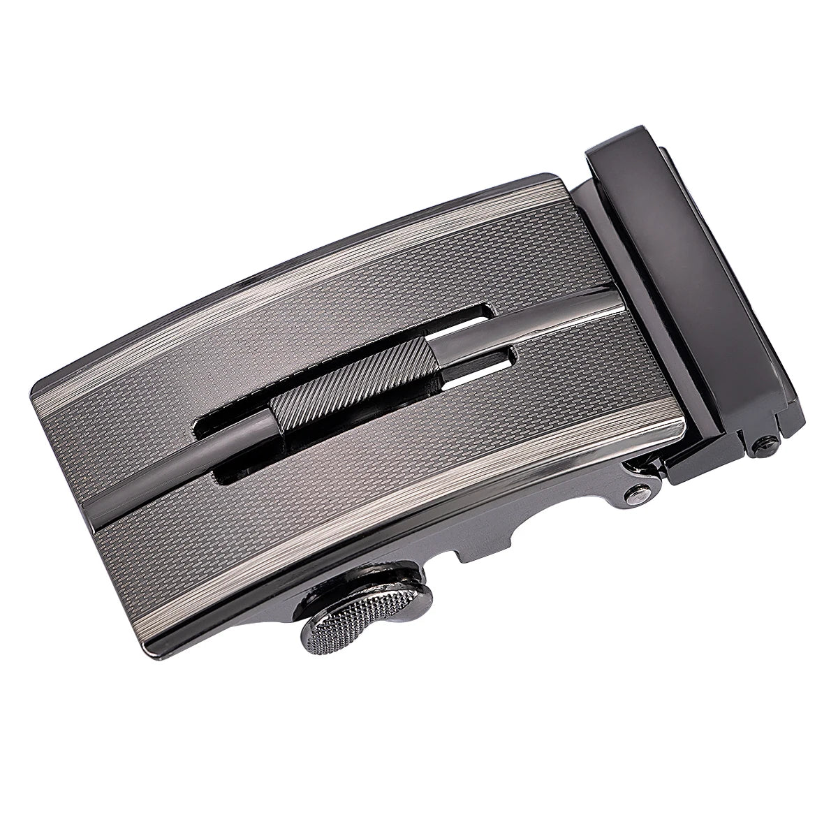 60 Kinds Metal Mens Relacement Belt Buckles Button Sliding Buckle Without Belt Black Gold Blue for 3.5 cm Ratchet Belts ONLY