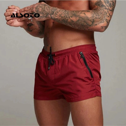 New Mens Swimsuit, Sexy Swimwear, Men Swimming Shorts, Men Briefs Beach Shorts, Sports Suits, Surf Board Shorts, Men Swim Trunks