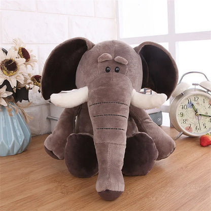 Stuffed Plush Animal Toys Soft Dolls Jungle Lion Elephant Tiger Dog Fox Monkey Deer Children Gift Kawaii Baby Kids Hobby Toys