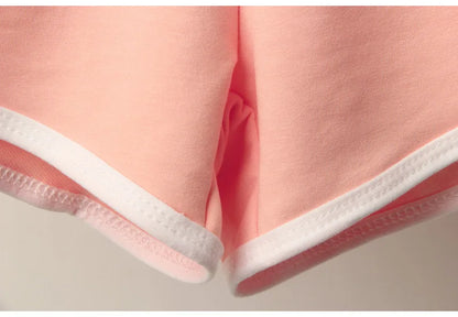 Sports Shorts, Women Summer New Candy Color Anti Emptied Skinny Shorts, Casual Lady Elastic Waist Beach Correndo Short Pants