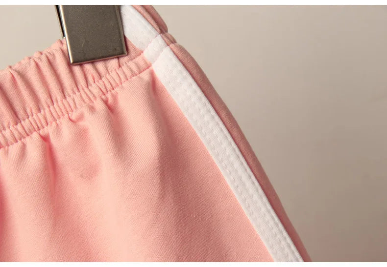 Sports Shorts, Women Summer New Candy Color Anti Emptied Skinny Shorts, Casual Lady Elastic Waist Beach Correndo Short Pants