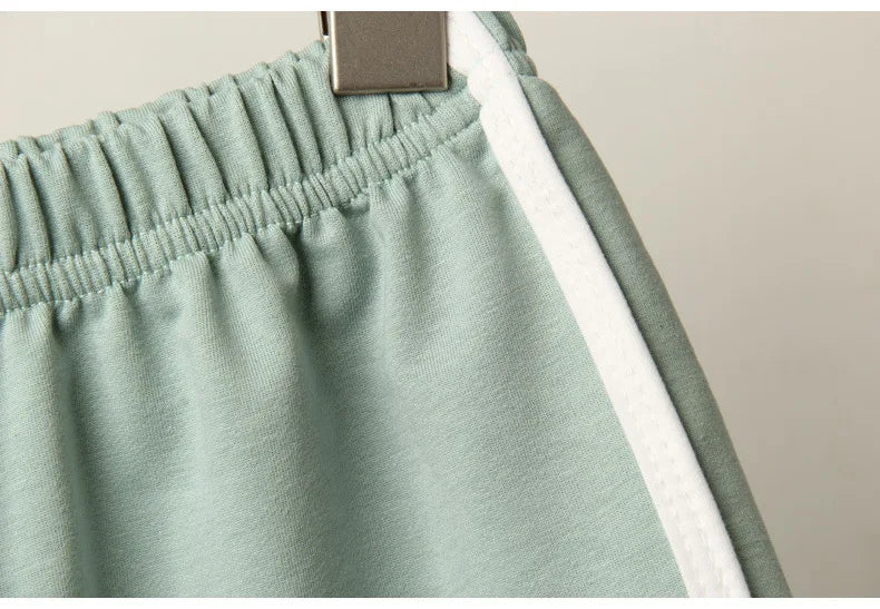 Sports Shorts, Women Summer New Candy Color Anti Emptied Skinny Shorts, Casual Lady Elastic Waist Beach Correndo Short Pants