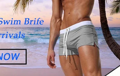 New Mens Swimsuit, Sexy Swimwear, Men Swimming Shorts, Men Briefs Beach Shorts, Sports Suits, Surf Board Shorts, Men Swim Trunks