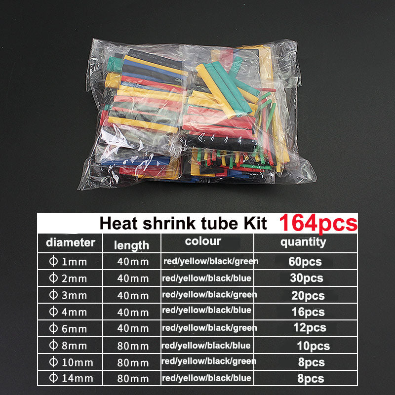 Insulation Sleeving Heat Shrink Tube Thermoresistant tube Kit Polyolefin Heat Shrink Tubing Wire cable Waterproof Shrink 2:1