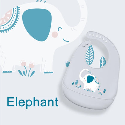 Babero de silicona impermeable para bebé, diseño de plátano, para alimentación de recién nacidos, delantal suave comestible, bufanda ajustable para eructos de bebé