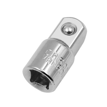 Ratchet Wrench Socket Converter Sleeve Head Adapter 1/2" (Female) to 3/8" (Male), 3/8" (Female) to 1/4" (Male), 1/4" (Female) to 3/8" (Male), 3/8" (Female) to 1/2" (Male) Stainless Steel