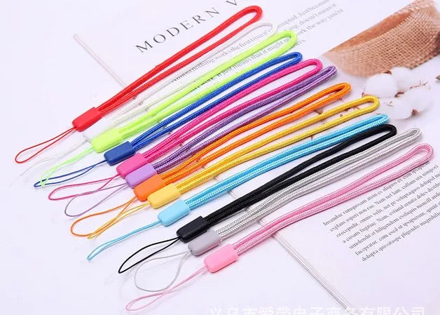 20Pcs Hand Wrist Lanyard Strap String Short Grip Lanyard for USB Flash Drive Keychain ID Badge Holder Phone Straps DIY Hang Rope