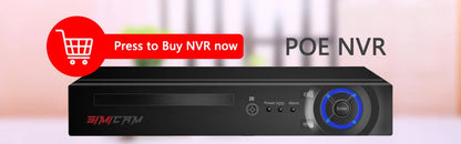 Super HD Infrared Night Vision Bullet Video Surveillance for NVR, 4K Poe Security Camera with Audio, 48V POE, DC 12V 4MP 5MP 8MP