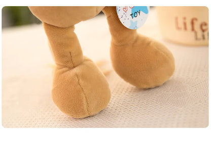Stuffed Plush Animal Toys Soft Dolls Jungle Lion Elephant Tiger Dog Fox Monkey Deer Children Gift Kawaii Baby Kids Hobby Toys