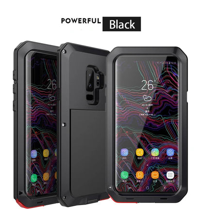 Armor Heavy Duty Protection Case for Samsung Galaxy S20 S24 S10e Note 8 9 10 Plus 20 Ultra 360, Metal Tank Cover