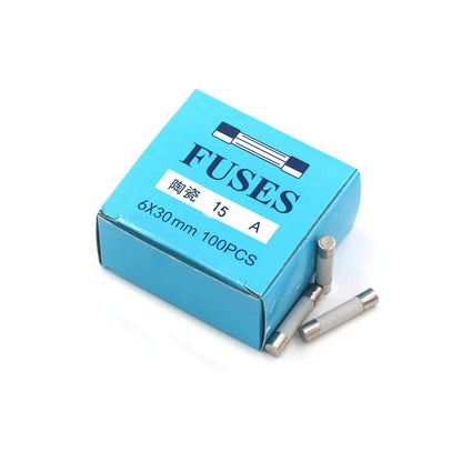 10-100Pcs Fast Blow Ceramic Fuse 5mm x 20mm 6x30 T 0.5A 1A 2A 3A 4A 5A 6A 8A 10A 15A 16A 20A 30A 250V Car Cigar Microwave Oven