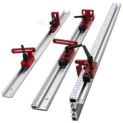 Woodworking T-track Stop T-Slot Limiter Aluminum Miter Track Fence Flip Stop Chute Locator Carpenter DIY Workbench Tools